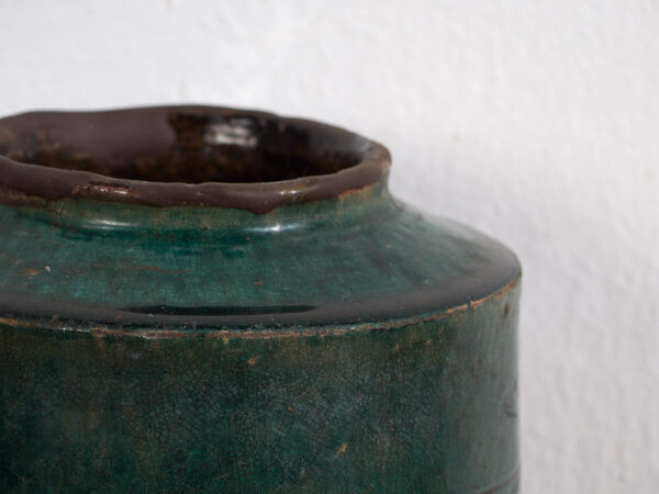 Antigua vasija esmaltada (c.1820) #21