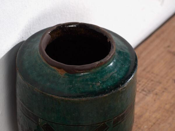 Antigua vasija esmaltada (c.1820) #21