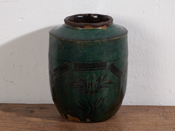 Antigua vasija esmaltada (c.1820) #21