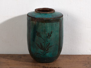 Antiguo jarrón de color verde jade (c.1820) #31