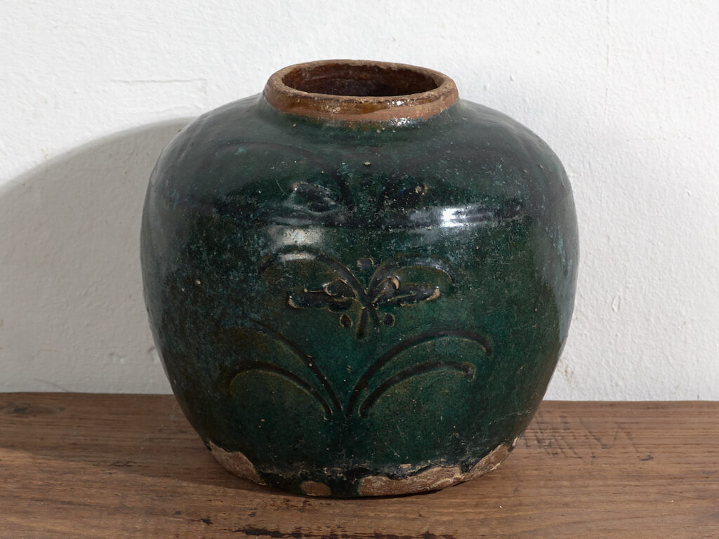 Vase ancien à motifs végétaux (vers 1820) #35