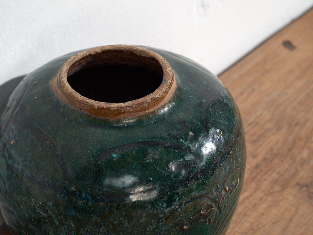 Vase ancien à motifs végétaux (vers 1820) #35