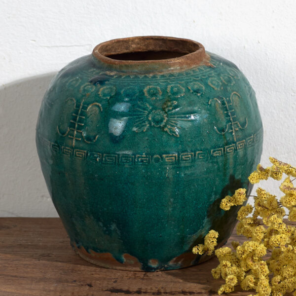 Jarrón antiguo de gres (c.1820) #42