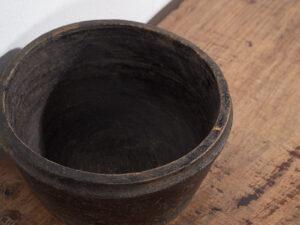 Antique solid wood bowl (c.1900) #11