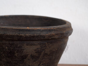 Antique solid wood bowl (c.1900) #11