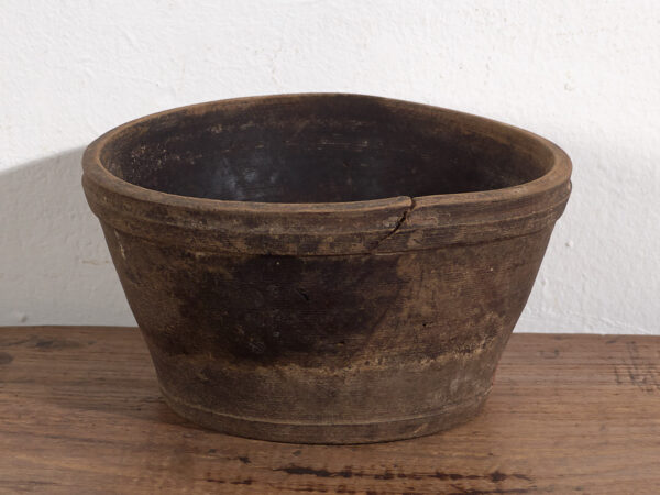 Pequeño bol antiguo de tonos oscuros (c.1900) #27