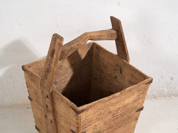 Cesta china antigua de estilo primitivo (c.1900) #12