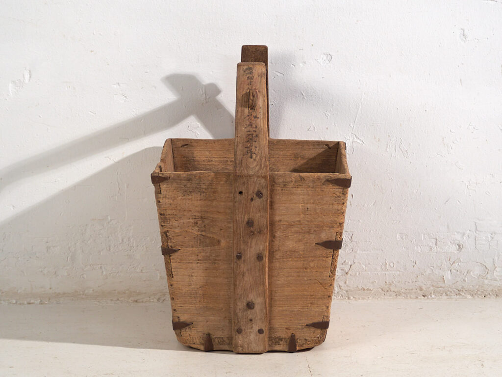 Antique Chinese primitive style basket (c.1900) #12