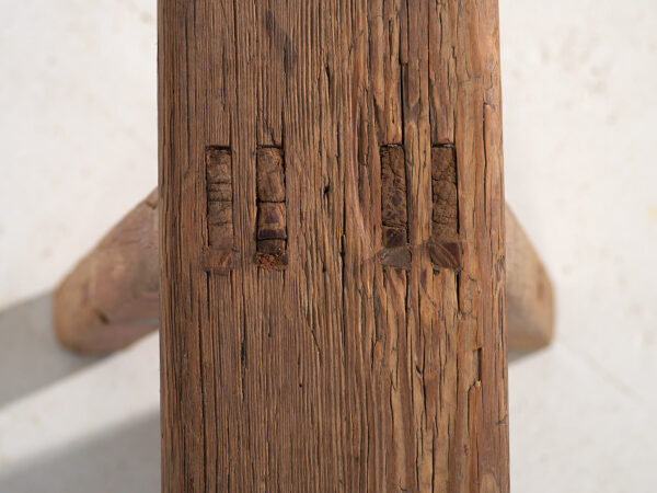 Antique solid wood bench (c.1870) #27
