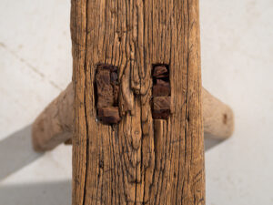 Banco chino antiguo de estilo primitivo (c.1870) #77