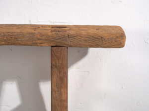 Banco chino antiguo de estilo primitivo (c.1870) #77