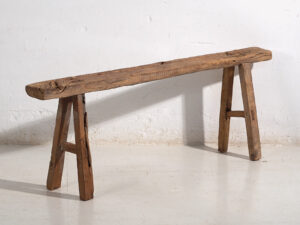 Banco antiguo de estilo wabi sabi (c.1870) #79