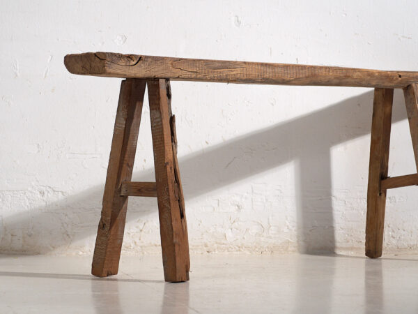 Banc ancien de style wabi sabi (c.1870) #79