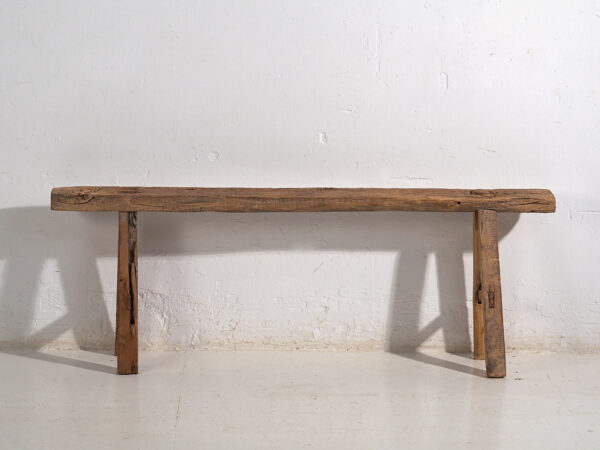 Banc ancien de style wabi sabi (c.1870) #79