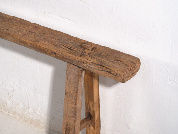 Banc ancien de style wabi sabi (c.1870) #79