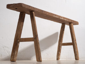 Banco largo antiguo (c.1870) #18