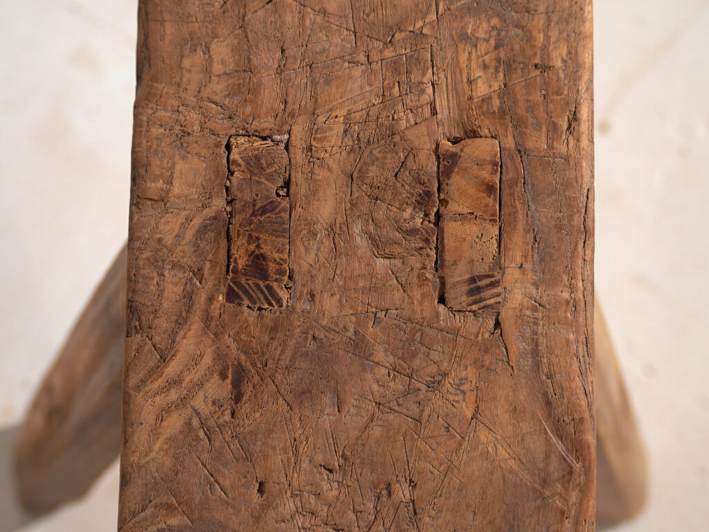 Antiguo banco de madera maciza (c.1870) #20