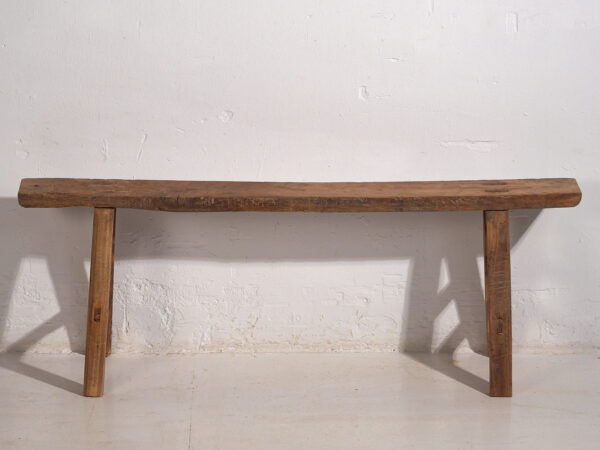 Antiguo banco de madera maciza (c.1870) #20