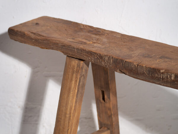 Antiguo banco de madera maciza (c.1870) #20