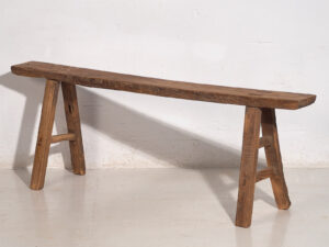 Antiguo banco de madera maciza (c.1870) #20