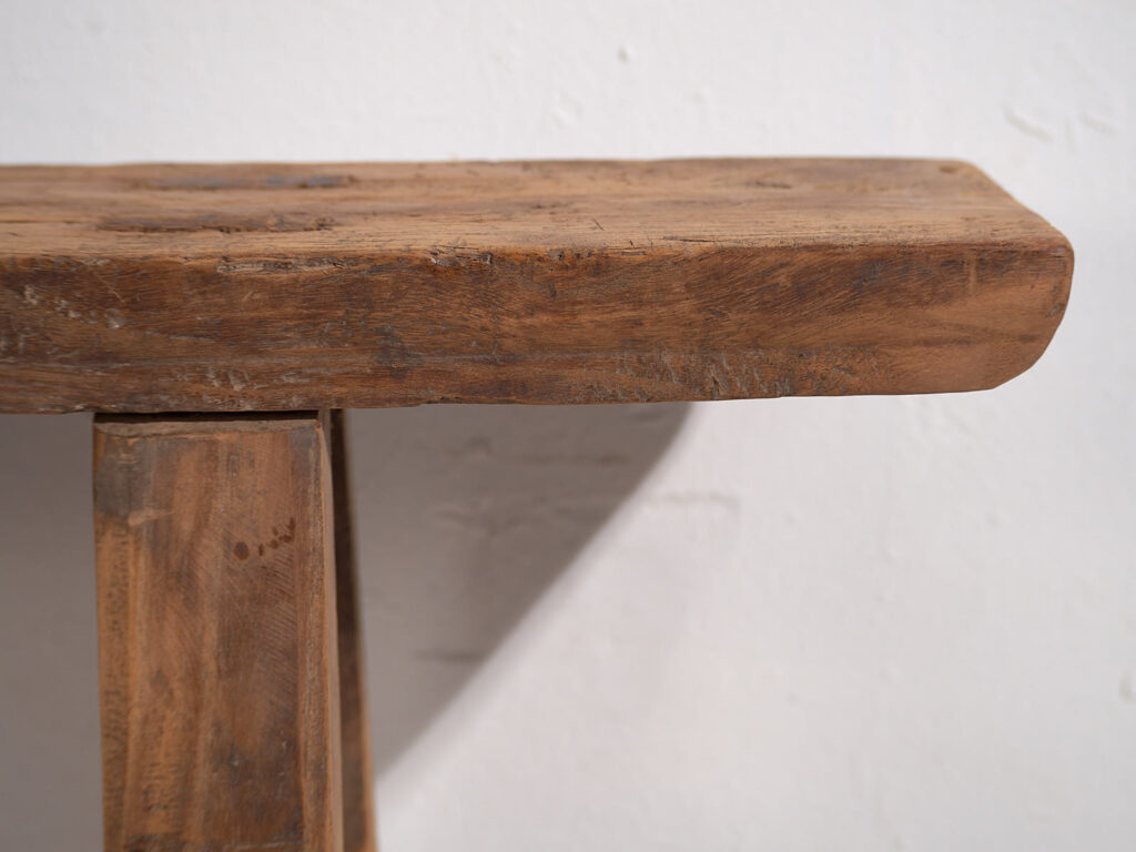 Antiguo banco de madera maciza (c.1870) #20