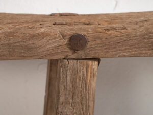 Banco antiguo de estilo primitivo (c.1870) #21