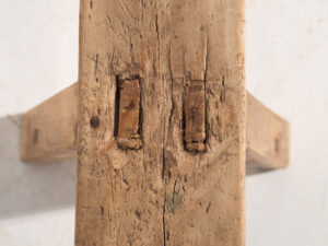 Antigua banqueta de madera maciza (c.1870) #33