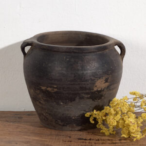 Vase ancien de style wabi sabi (c.1900) #3