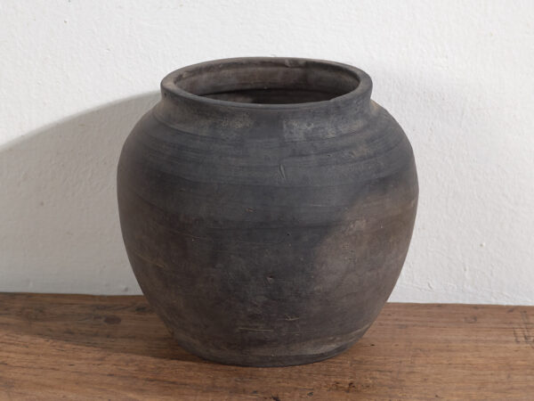 Pequeño jarrón gris antiguo (c.1900) #1