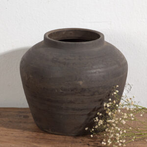 Pequeña vasija antigua de cerámica (c.1900) #10