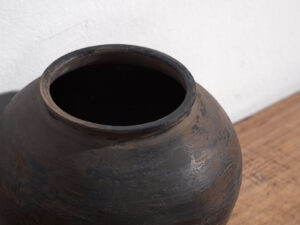 Jarrón asiático antiguo de estilo wabi sabi (c.1900) #14