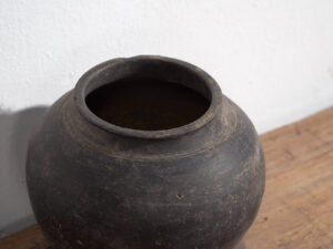 Jarrón antiguo de cerámica de estilo wabi sabi (c.1900) #4