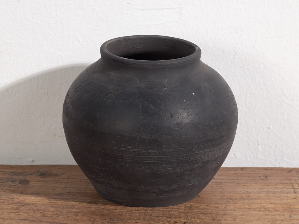 Vase ancien en poterie (c.1900) #6