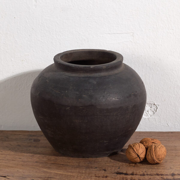 Jarrón chino antiguo de cerámica (c.1900) #7