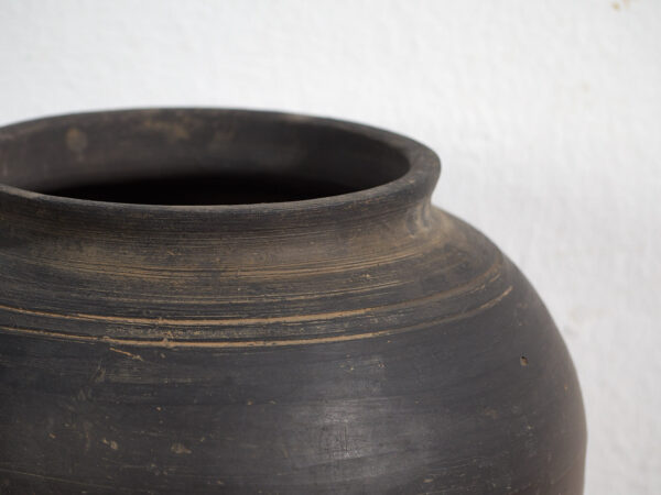 Vase ancien en céramique asiatique (c.1900) #16