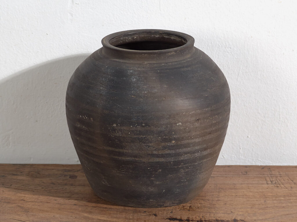 Antiguo jarrón de cerámica (c.1900) #18