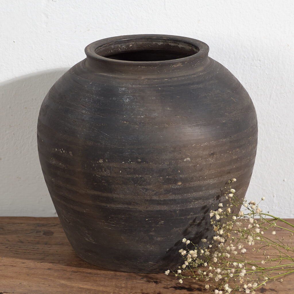 Antiguo jarrón de cerámica (c.1900) #18