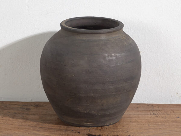 Jarrón de cerámica antiguo (c.1900) #19