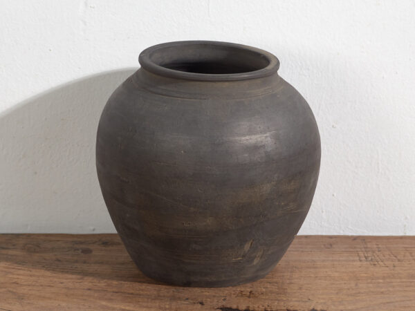 Jarrón de cerámica antiguo (c.1900) #19