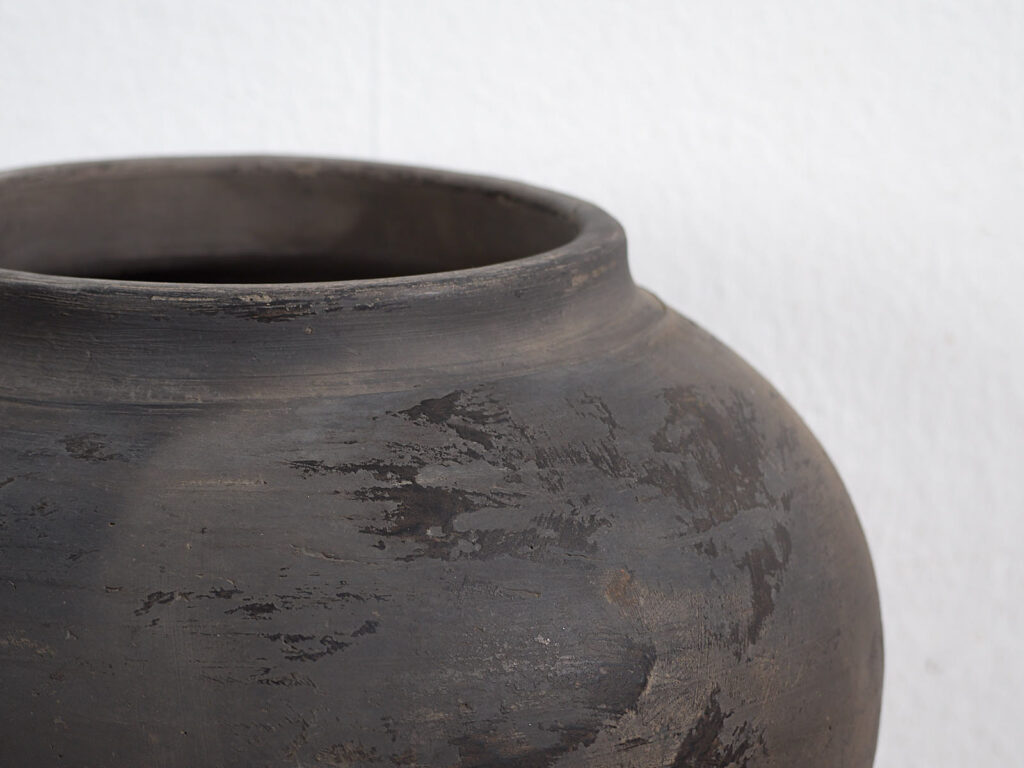 Antigua vasija de estilo wabi sabi (c.1900) #20