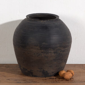 Jarrón antiguo de estilo wabi sabi (c.1900) #8