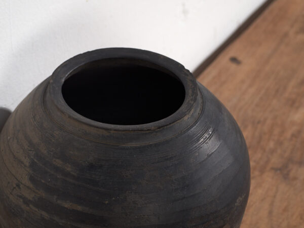 Vase ancien de style wabi sabi (c.1900) #8