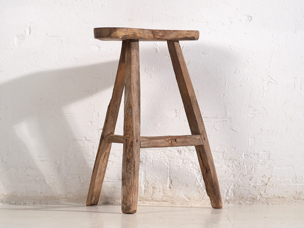 Antique Asian stool (c.1900) #4