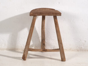 Antiguo taburete primitivo (c.1900) #5