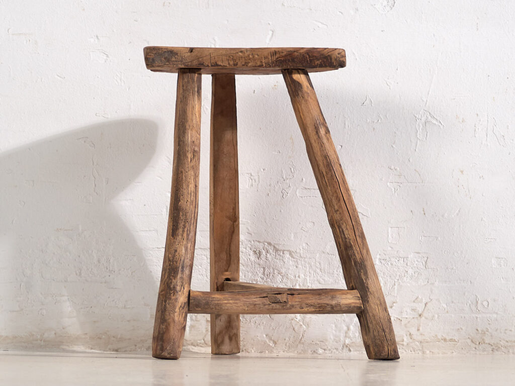 Taburete oriental antiguo (c.1900) #6