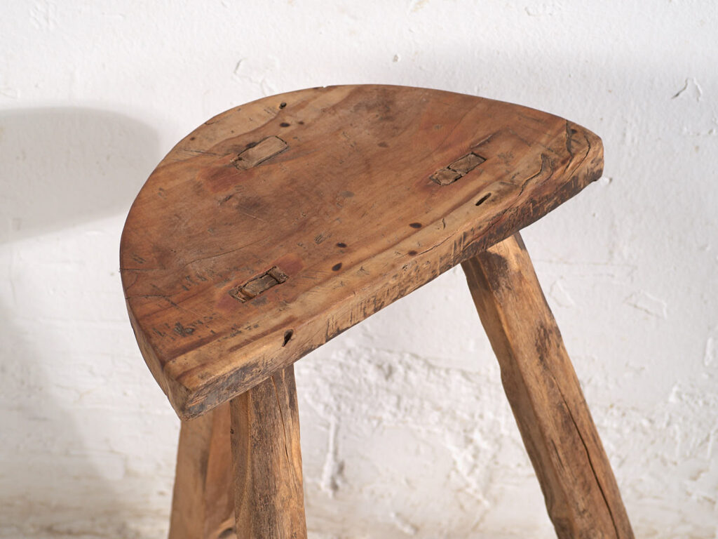 Taburete oriental antiguo (c.1900) #6