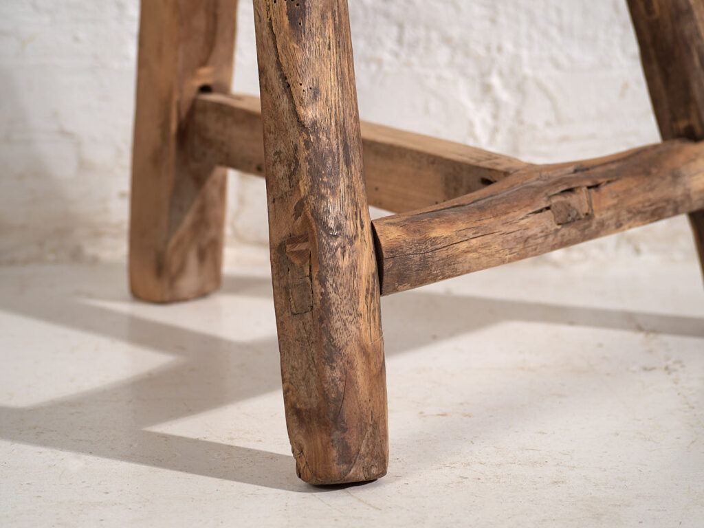 Taburete oriental antiguo (c.1900) #6