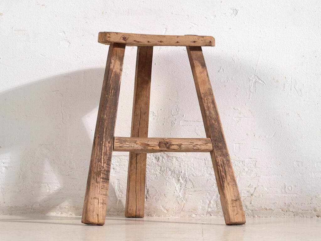 Antiguo taburete asiático (c.1900) #7