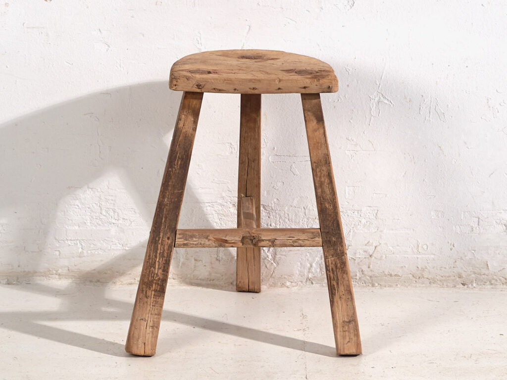 Antiguo taburete asiático (c.1900) #7