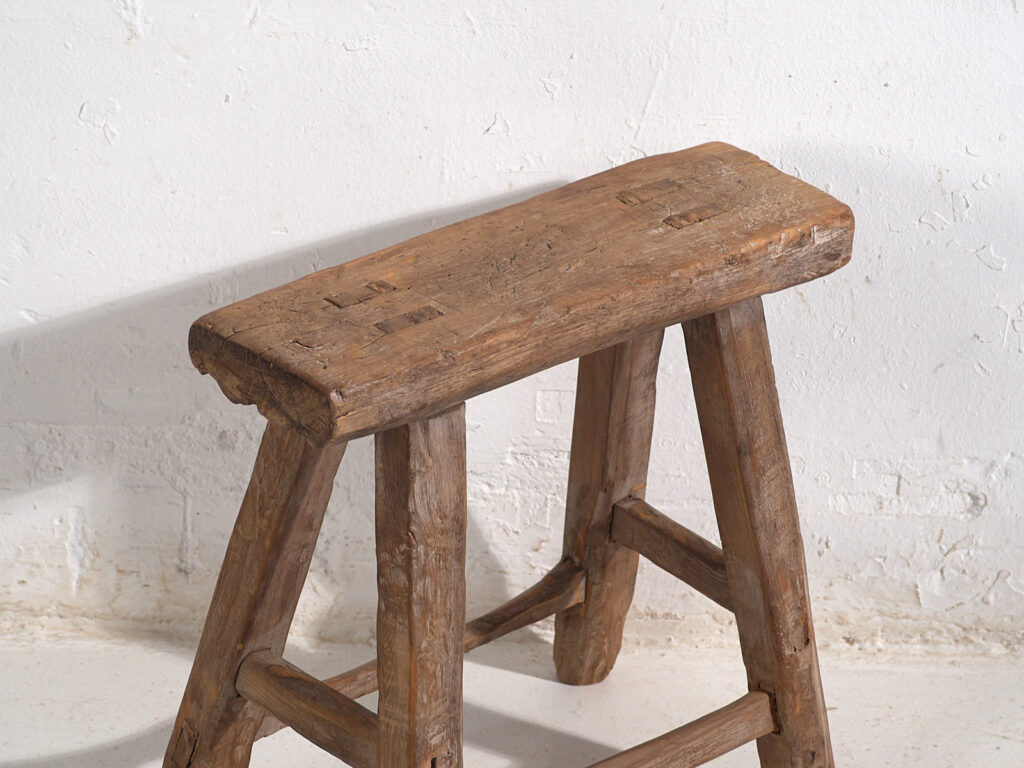 Pareja de taburetes antiguos (c.1900). Conjunto de 2 piezas #1